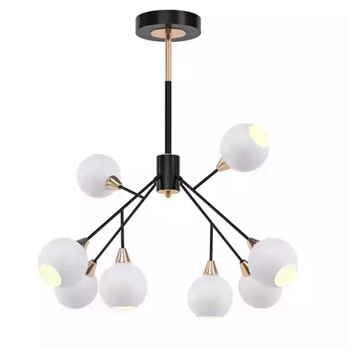 4light modern chandelier with balls