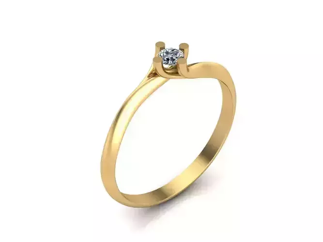  Women Ring - Womens Ring STL READY FILE With 3DM Files 3D model 3D print model