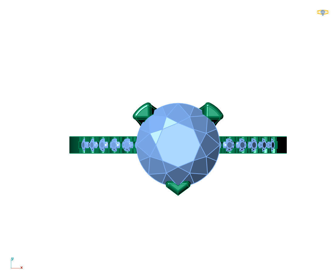 Women Ring - Womens Ring STL READY FILE With 3DM Files 3D model 3D print model_2