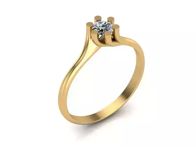  Women Ring - Womens Ring STL READY FILE With 3DM Files 3D model 3D print model