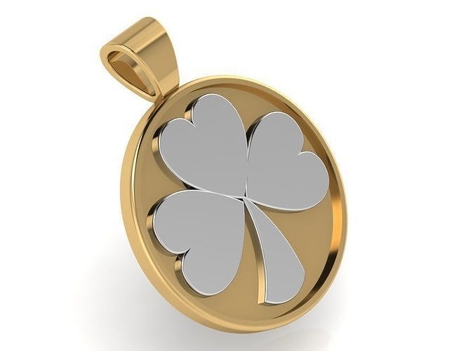 Beautiful leaf pendant 2952 3D print model 3D print model