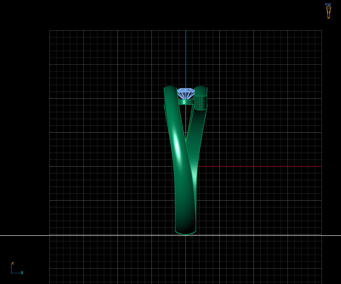  Women Ring - Womens Ring STL READY FILE With 3DM Files 3D model 3D print model_4