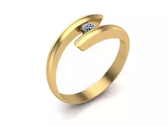  Women Ring - Womens Ring STL READY FILE With 3DM Files 3D model 3D print model