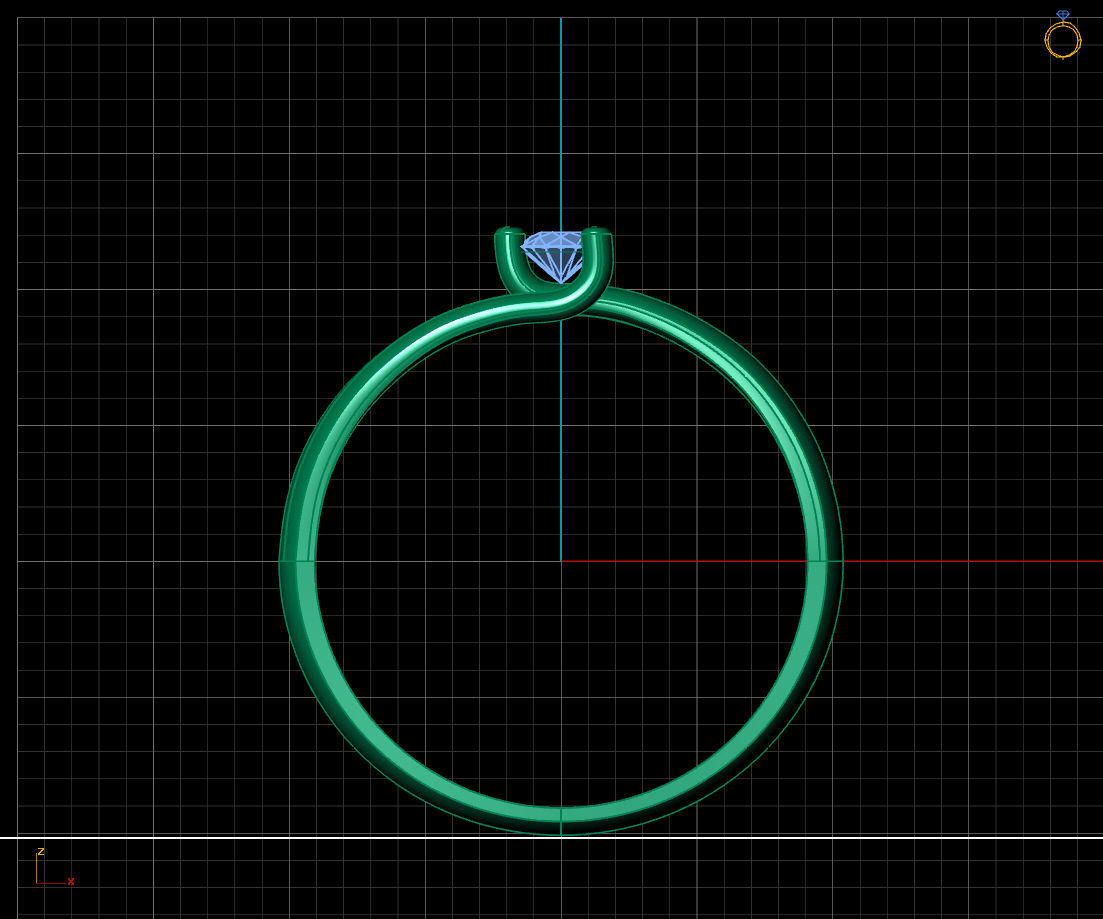  Women Ring - Womens Ring STL READY FILE With 3DM Files 3D model 3D print model_3