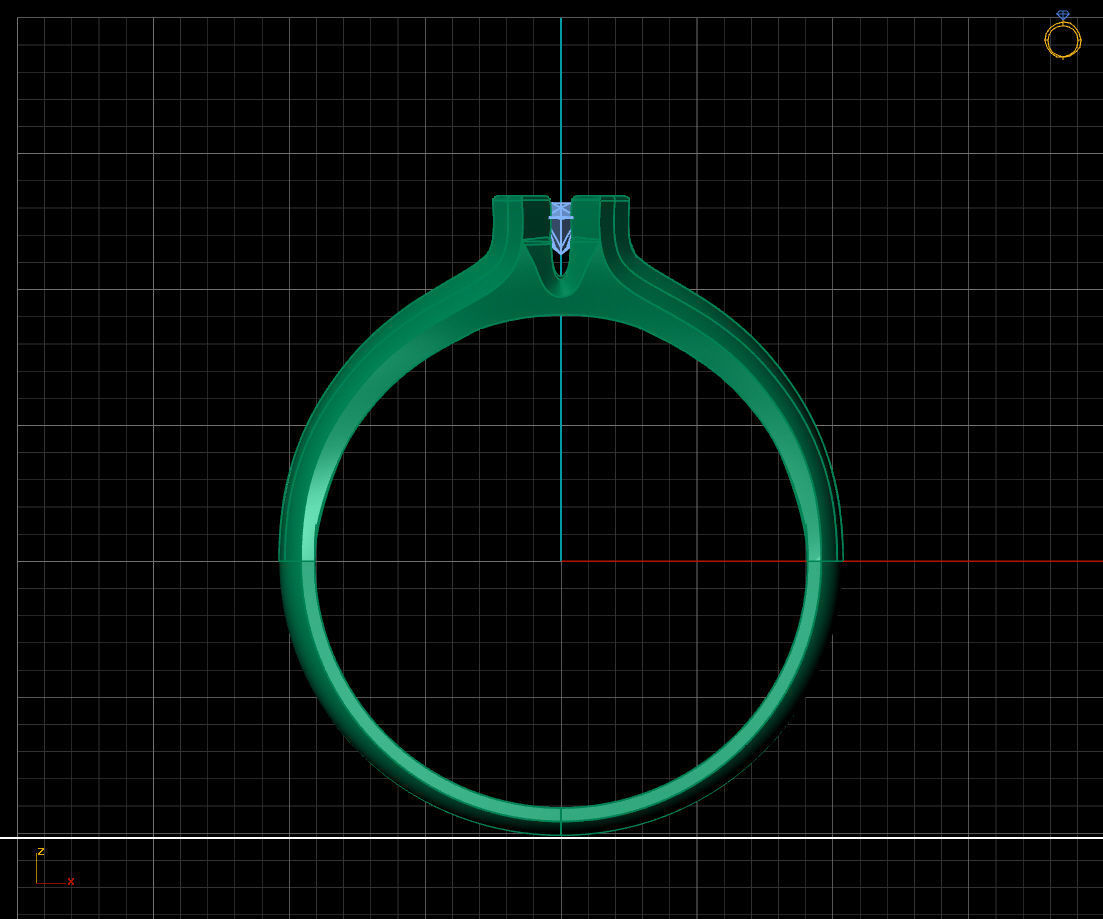  Women Ring - Womens Ring STL READY FILE With 3DM Files 3D model 3D print model_3