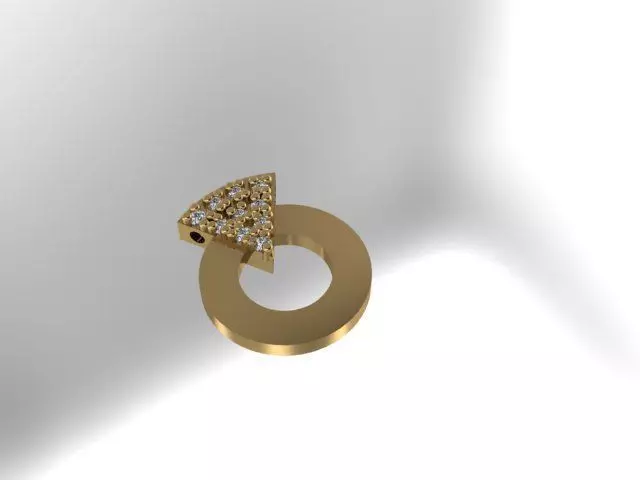   GOLD PENDANT 3D print model_0