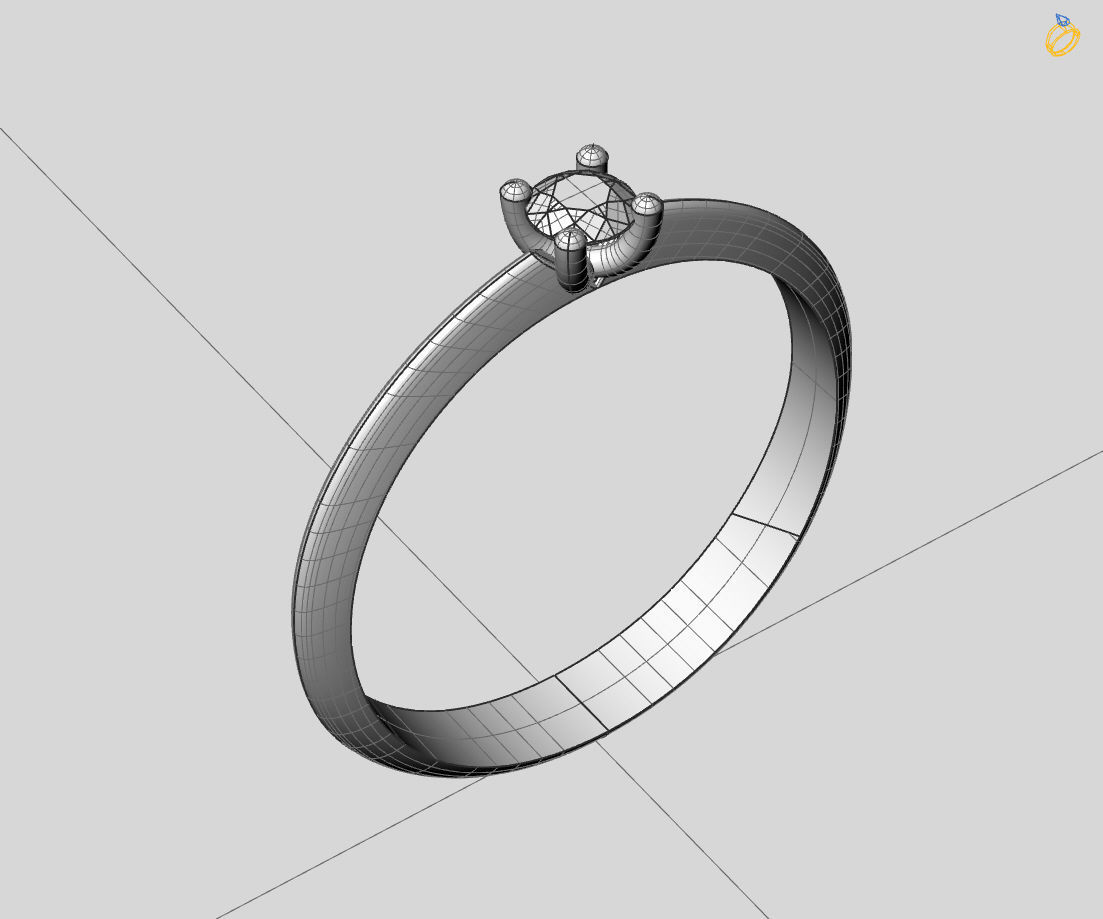  Women Ring - Womens Ring STL READY FILE With 3DM Files 3D model 3D print model_6