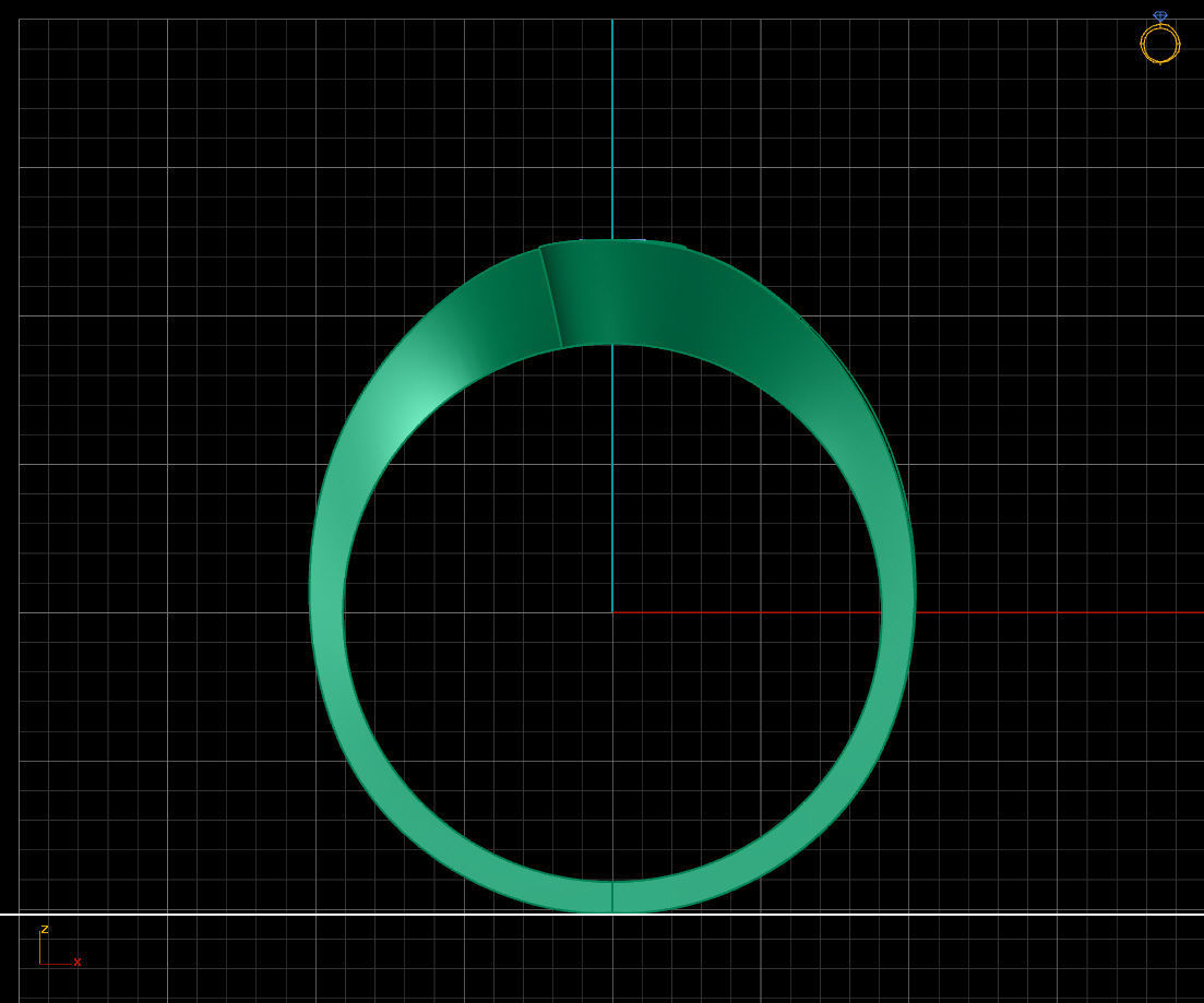  Women Ring - Womens Ring STL READY FILE With 3DM Files 3D model 3D print model_3