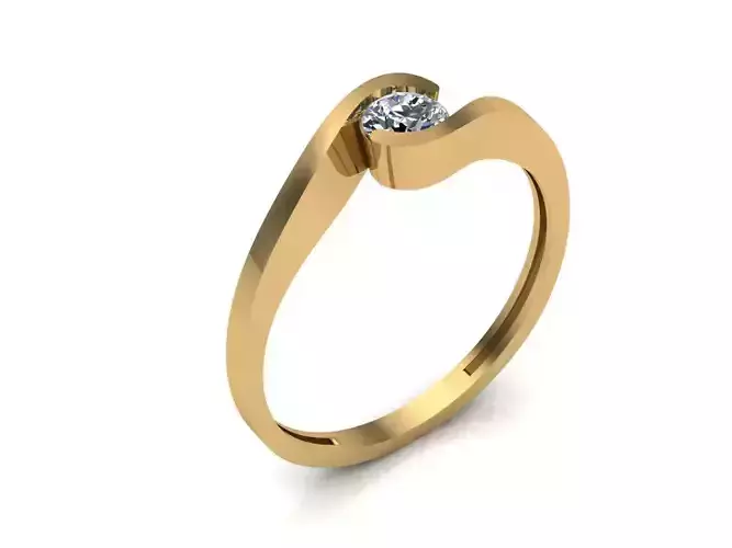  Women Ring - Womens Ring STL READY FILE With 3DM Files 3D model 3D print model