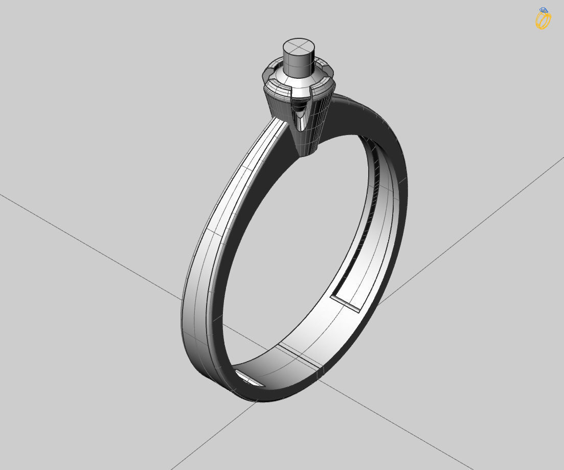  Women Ring - Womens Ring STL READY FILE With 3DM Files 3D model 3D print model_6