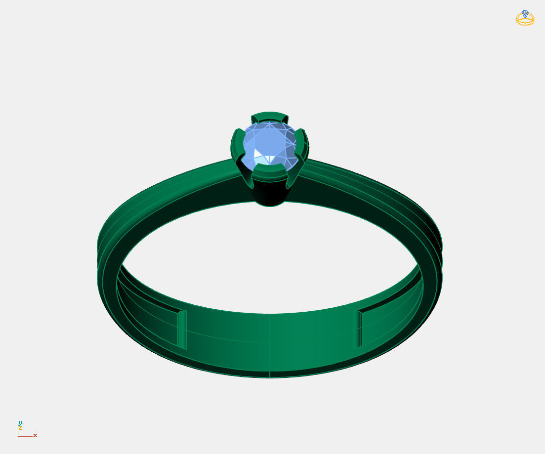  Women Ring - Womens Ring STL READY FILE With 3DM Files 3D model 3D print model_5