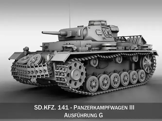 Panzer 3 - PzKpfw 3 - Ausf G 