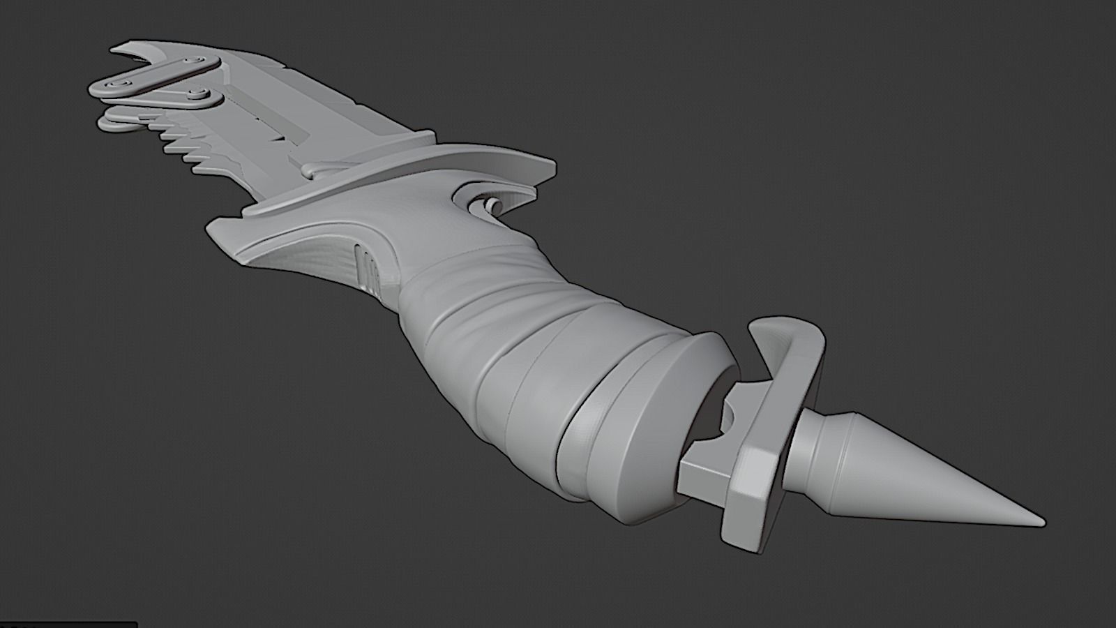 Overwatch - Junker Queen Knife 3D print model_10