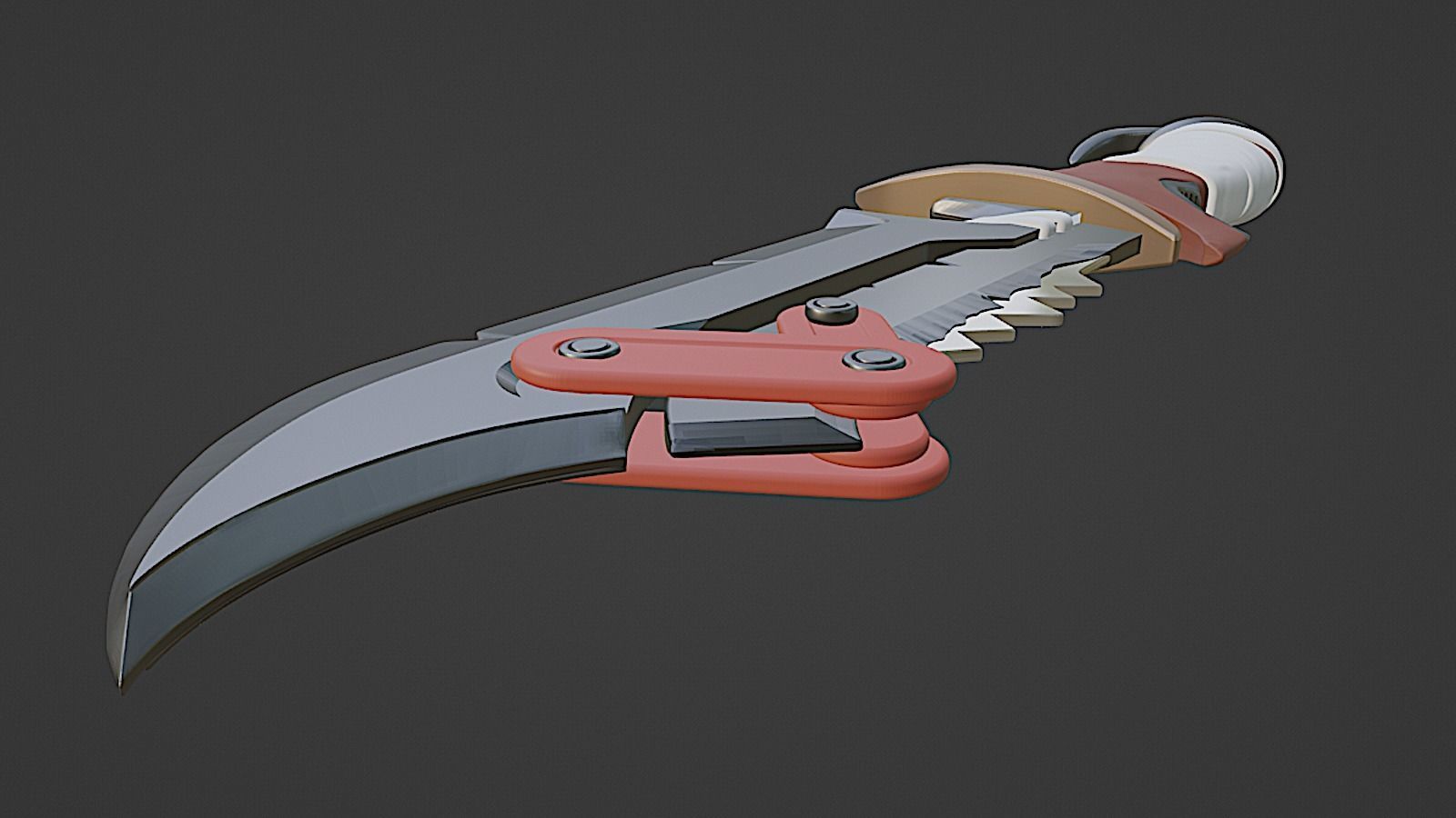 Overwatch - Junker Queen Knife 3D print model_5