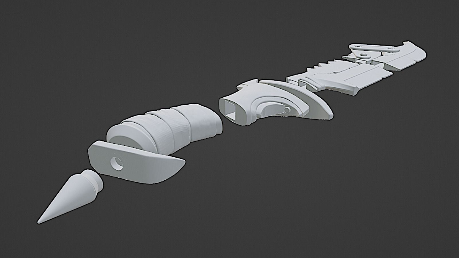 Overwatch - Junker Queen Knife 3D print model_11