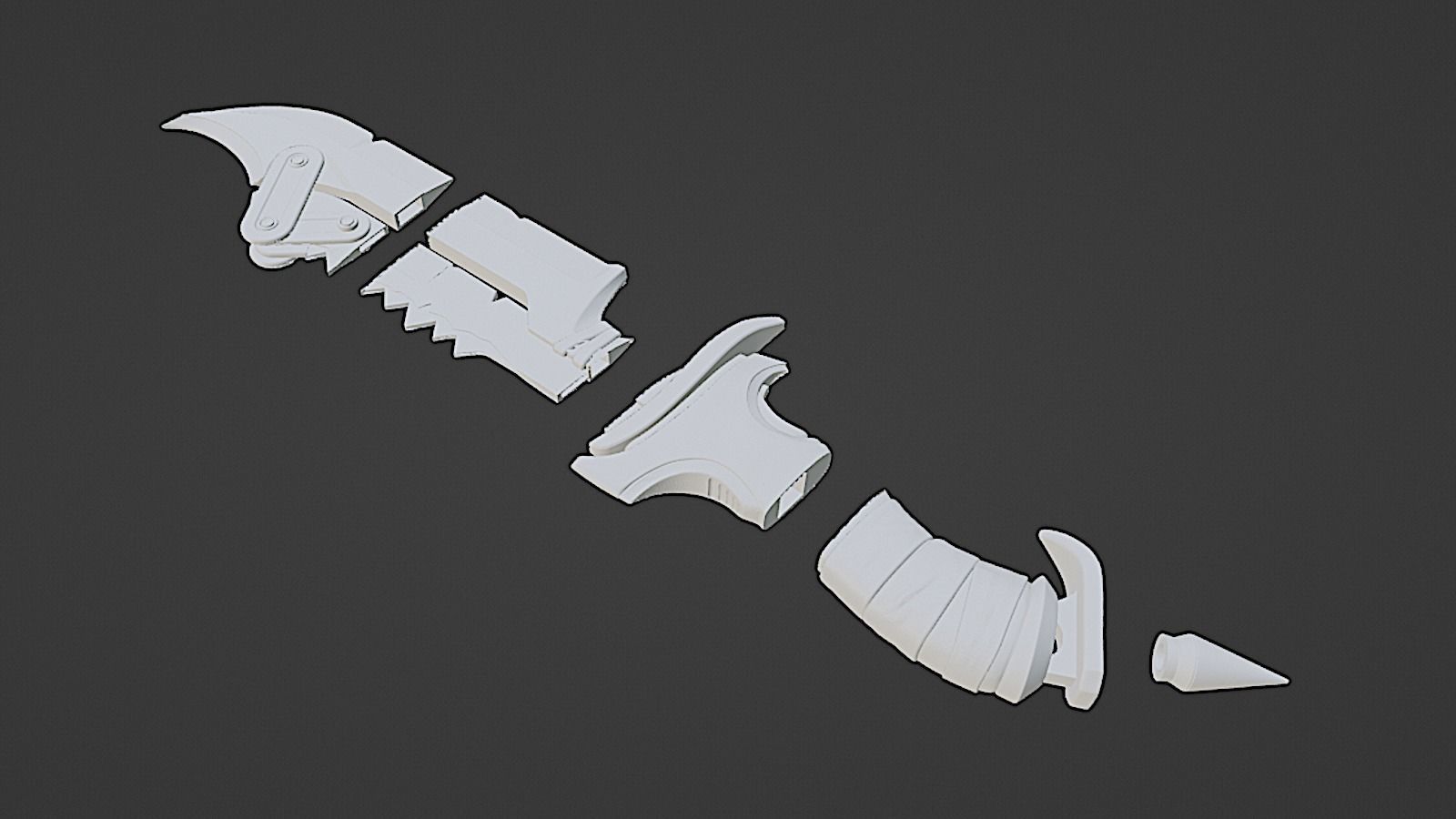 Overwatch - Junker Queen Knife 3D print model_12