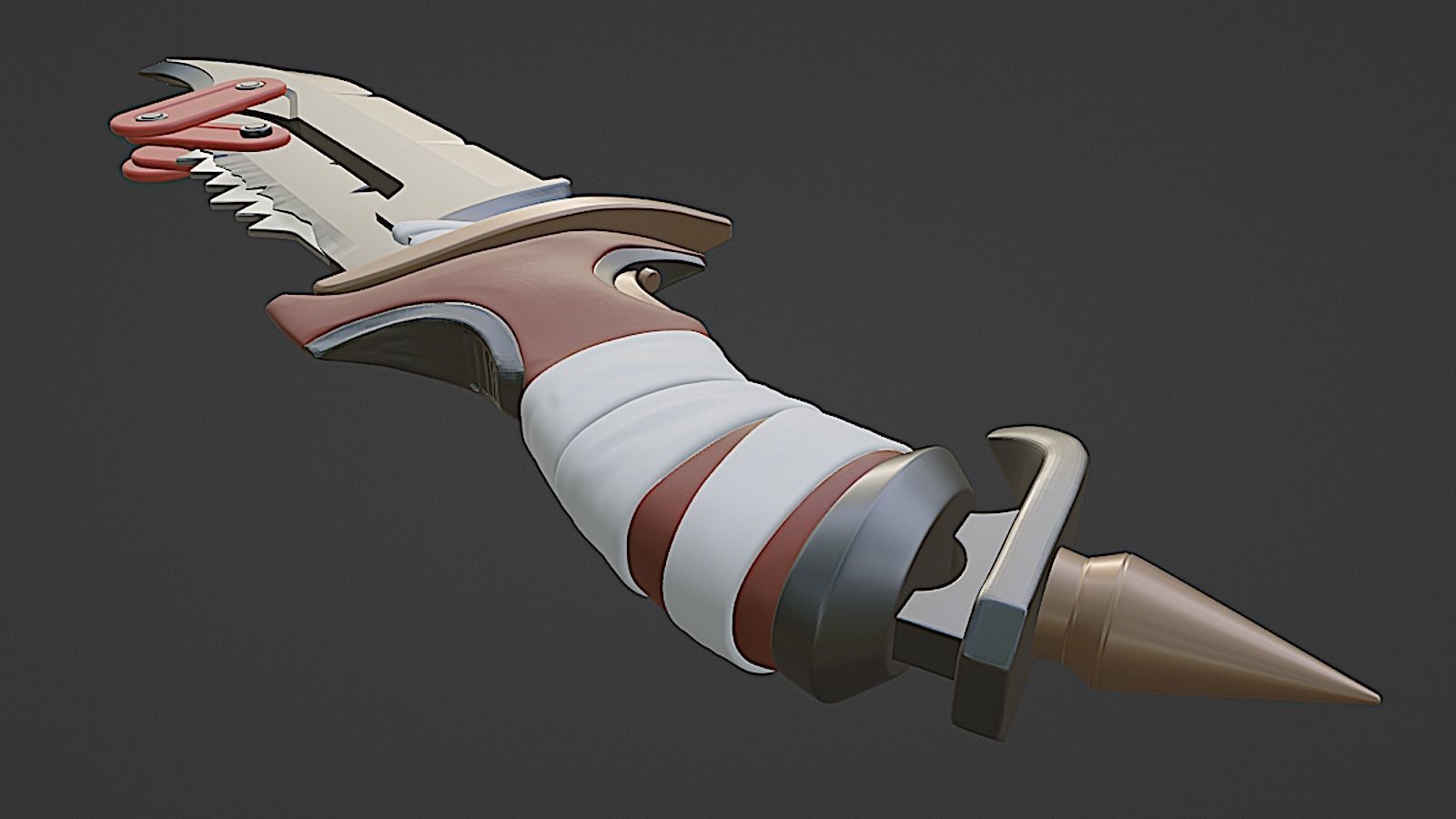 Overwatch - Junker Queen Knife 3D print model_9