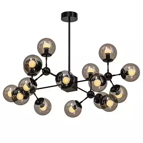 loft black chandelier