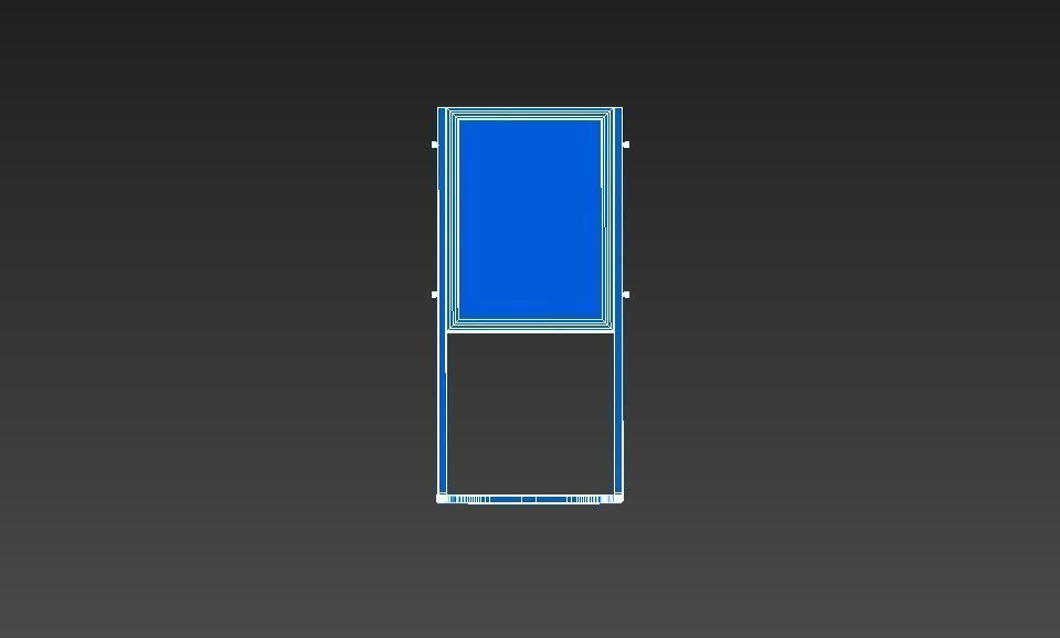 Sign Board  3D model_8