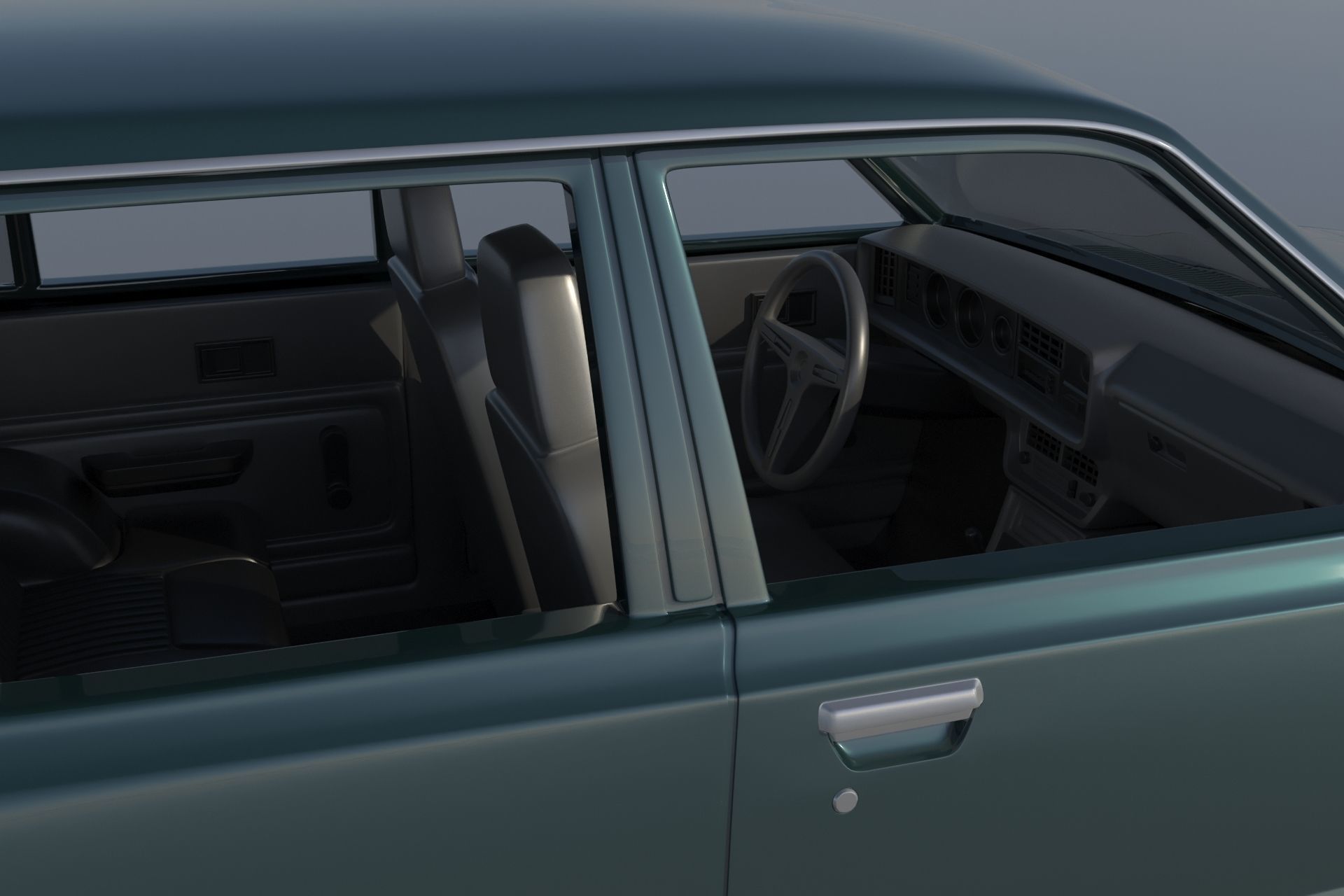 Toyota Corolla 1975 Wagon 3D print model_8