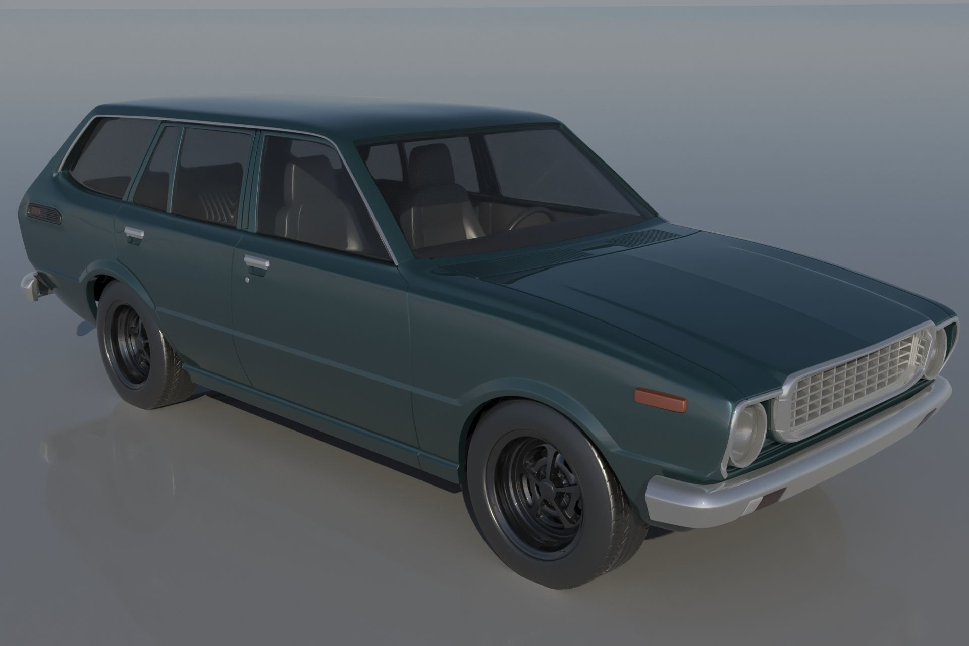 Toyota Corolla 1975 Wagon 3D print model_6