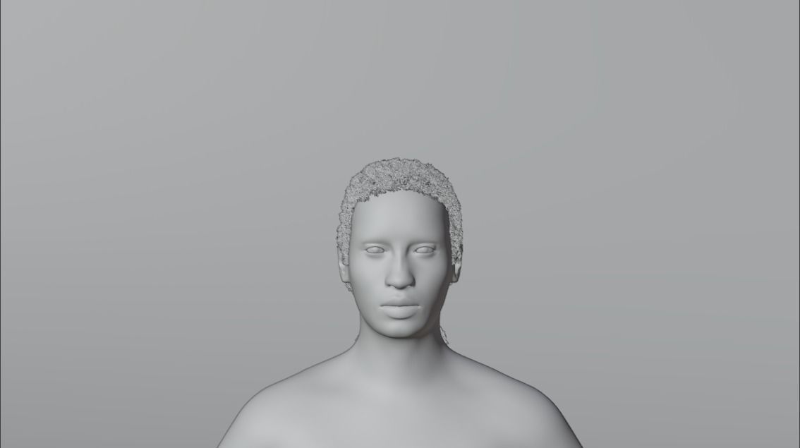 Dread Csec Model Dreadlocks Low Ponytail 3D model | CGTrader