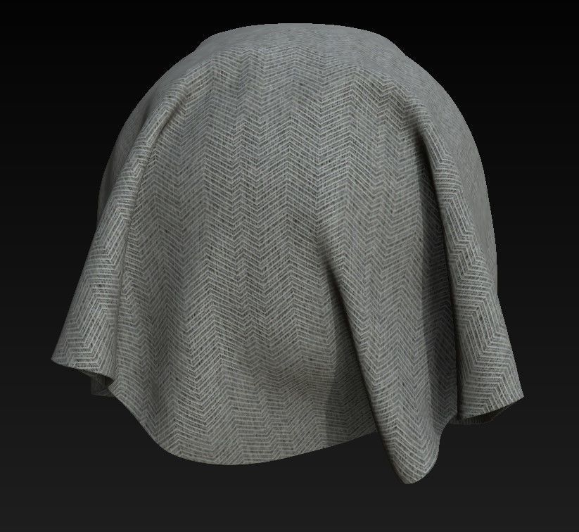 10 Fabric Texture Vol 11 Low-poly 3D model_6