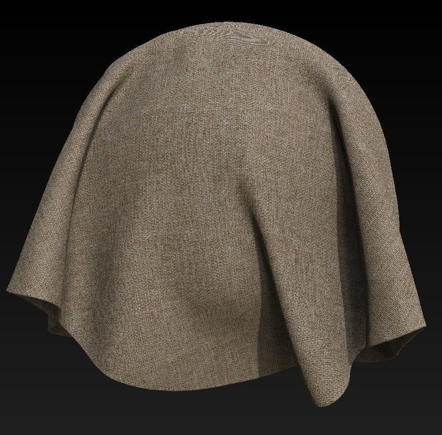 10 Fabric Texture Vol 11 Low-poly 3D model_10