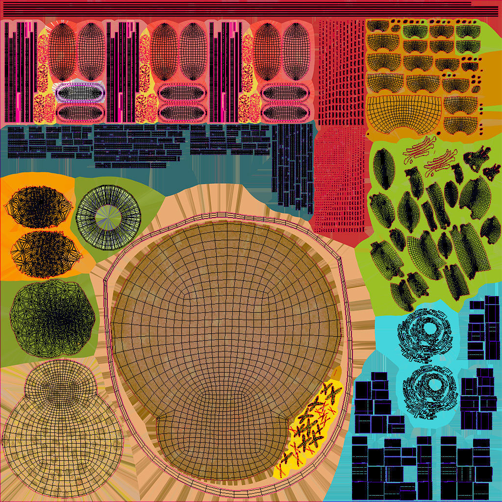 Animal Cell Low-poly 3D model_19
