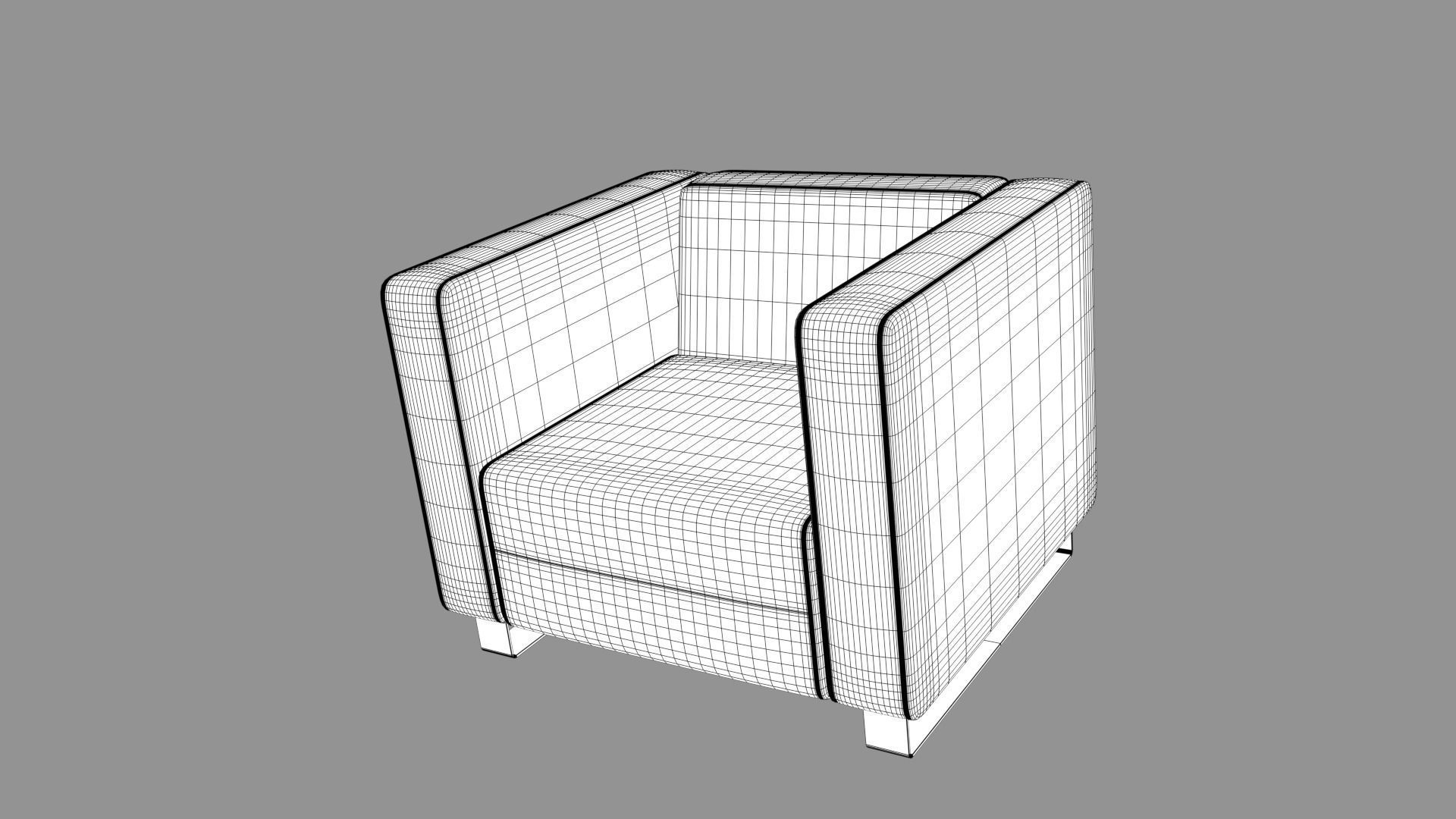 Home Sofa 3D model_3
