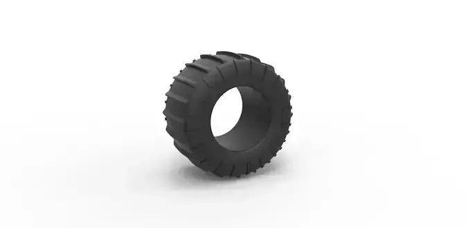 Dune buggy rear tire 23 Scale 1 to 25