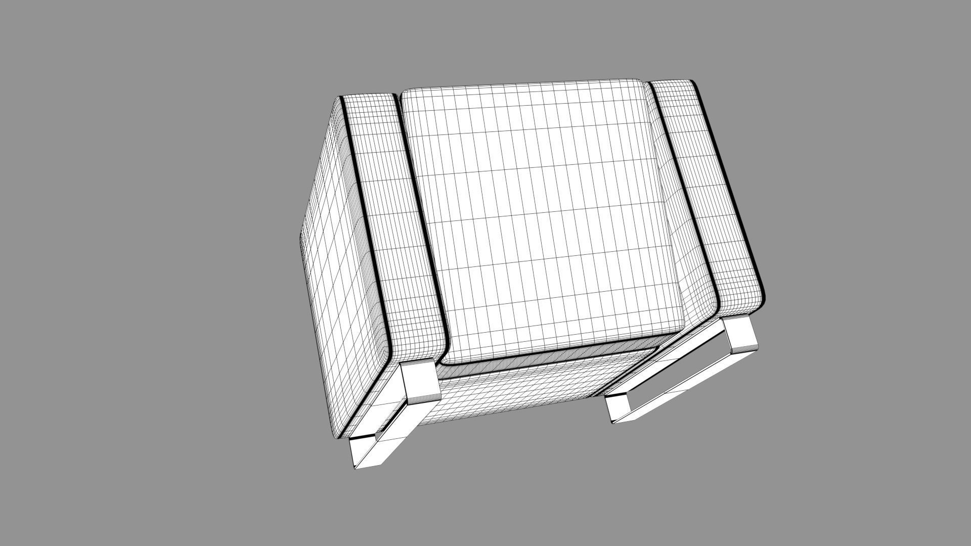 Fasion Sofa 3D model_5