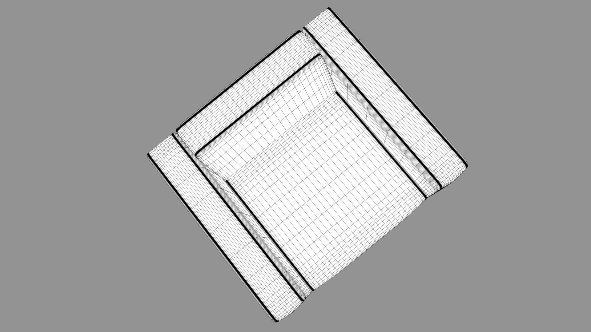 Fasion Sofa 3D model_7