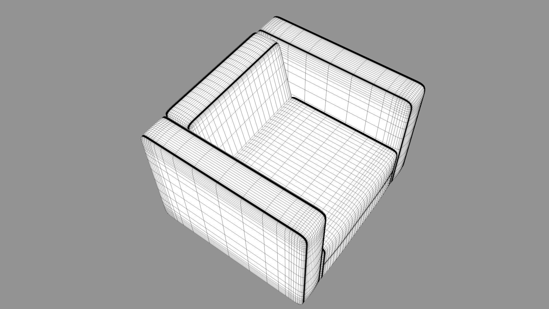 Home Sofa 3D model_8