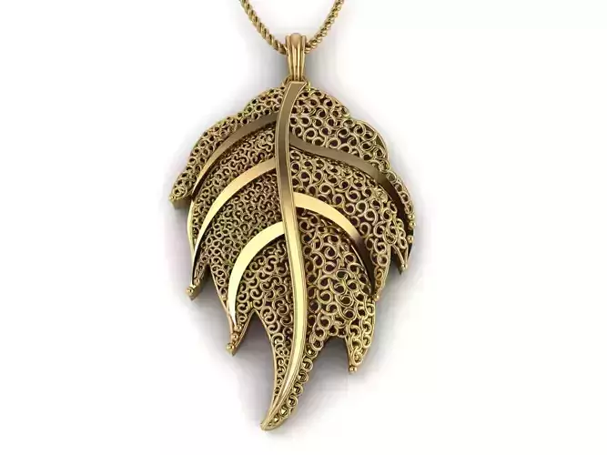 Pendent leaf