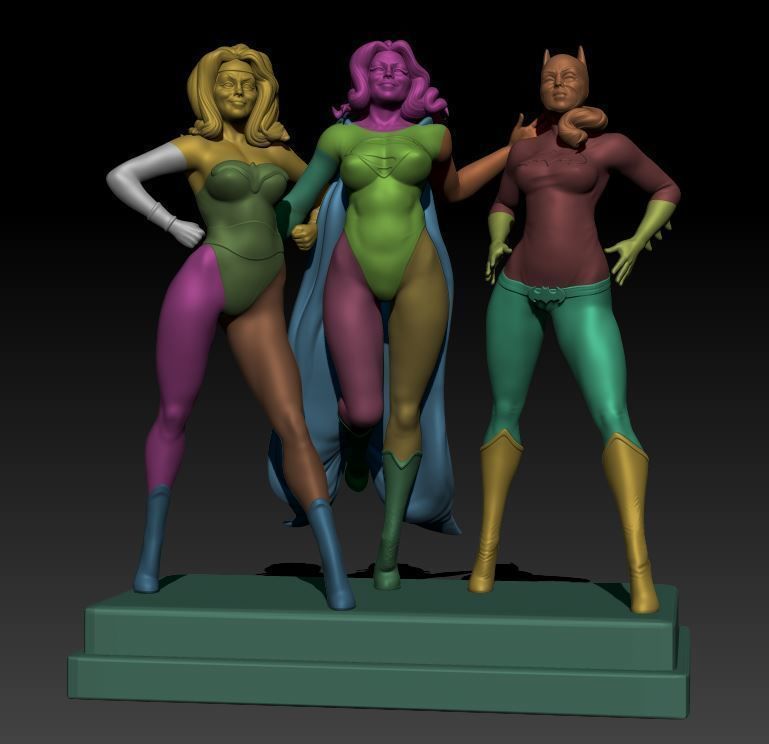 Wonder woman 3D print model_7