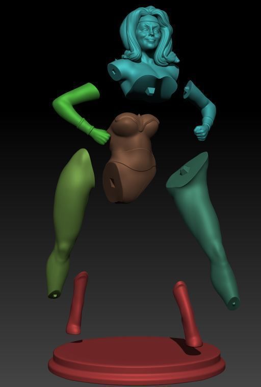 Wonder woman 3D print model_6