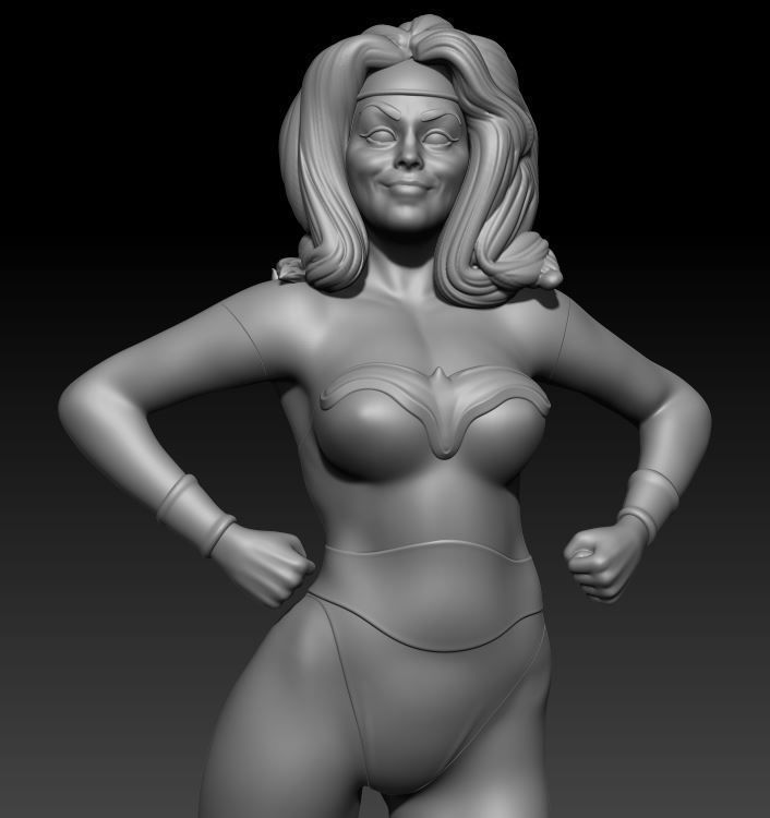 Wonder woman 3D print model_4