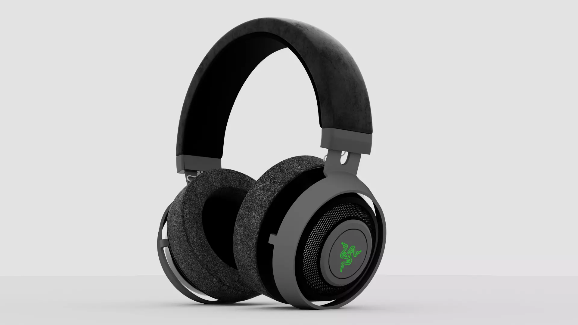 Razer Kraken Headphone Free low-poly 3D model