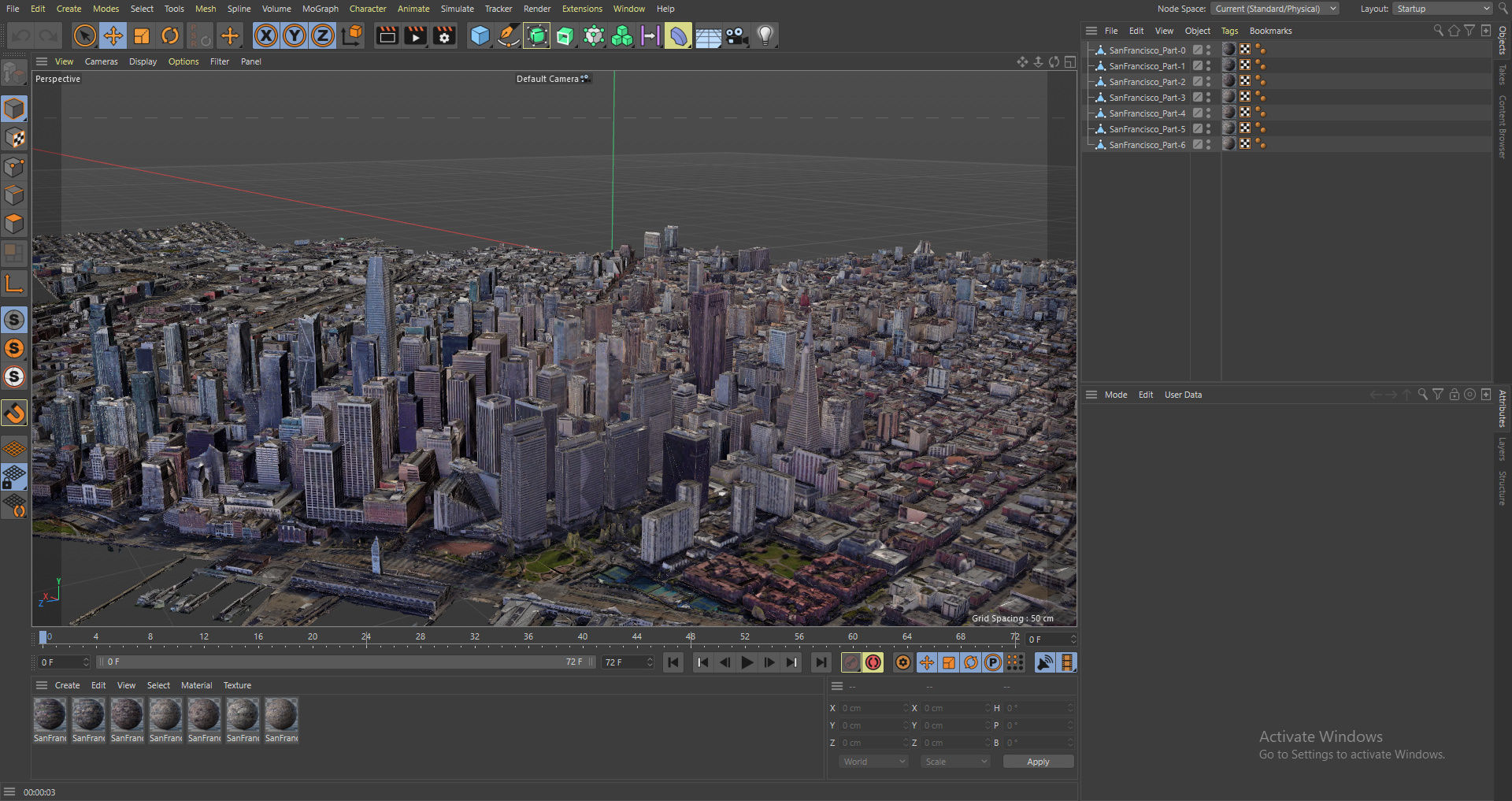 SanFrancisco-City-Skyline san francisco city map Free low-poly 3D model_9