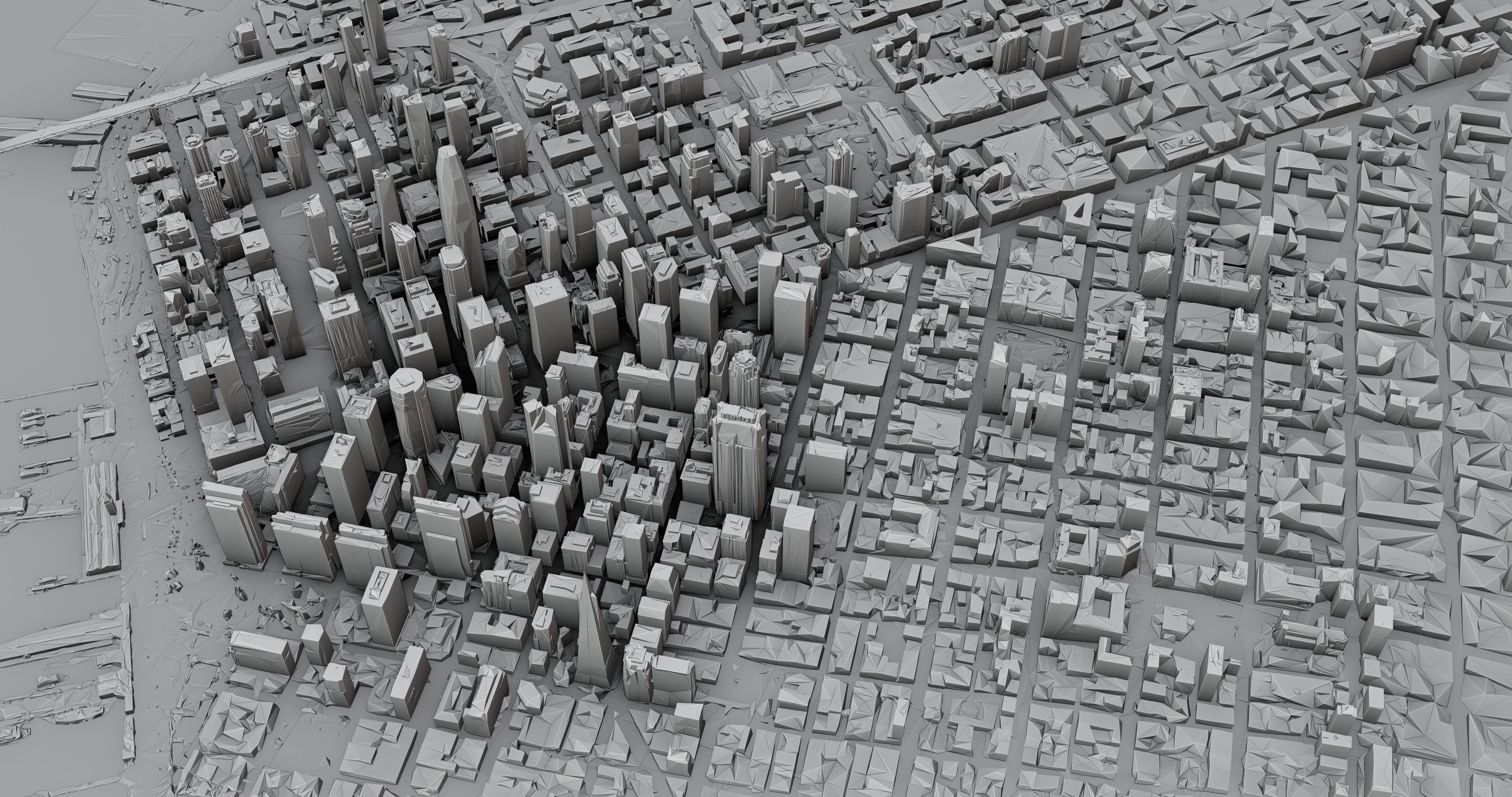 SanFrancisco-City-Skyline san francisco city map Free low-poly 3D model_11