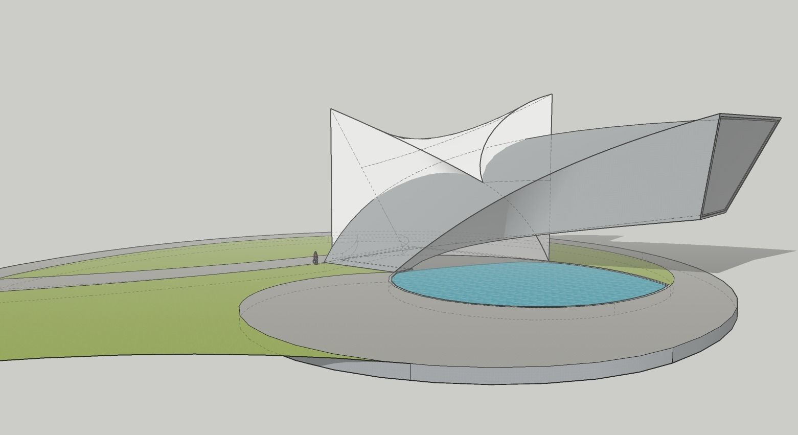 Metaverse House Modern House Low Poly Futuristic House Design Low-poly 3D model_5