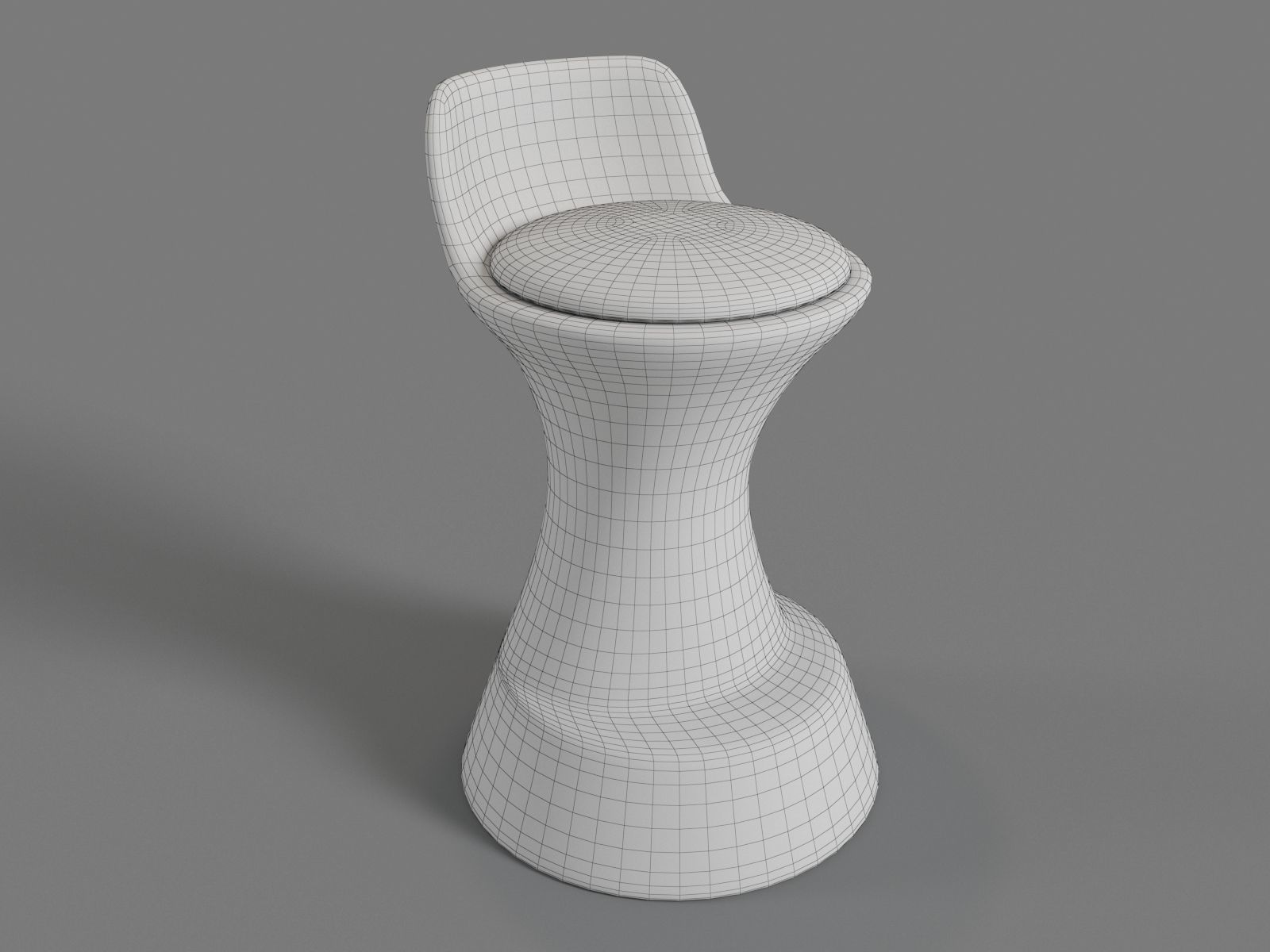 Bar Stool 3D model_9