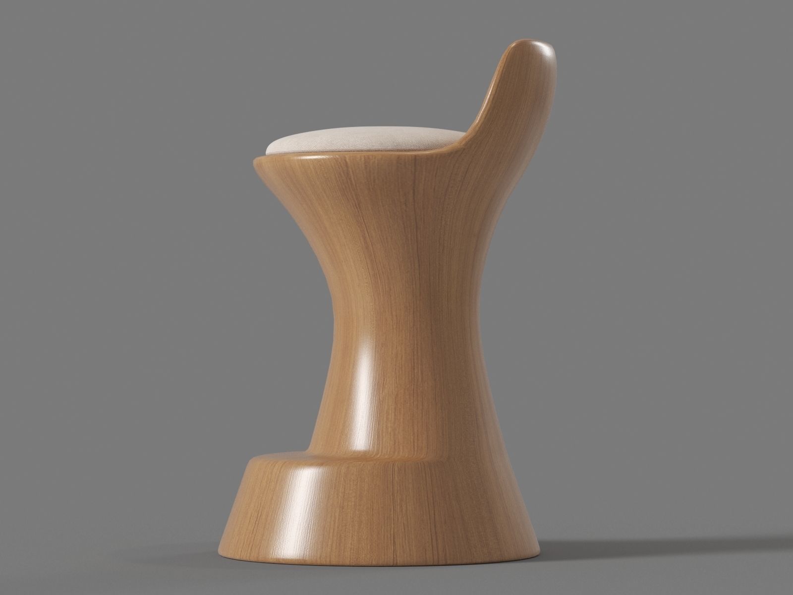 Bar Stool 3D model_6