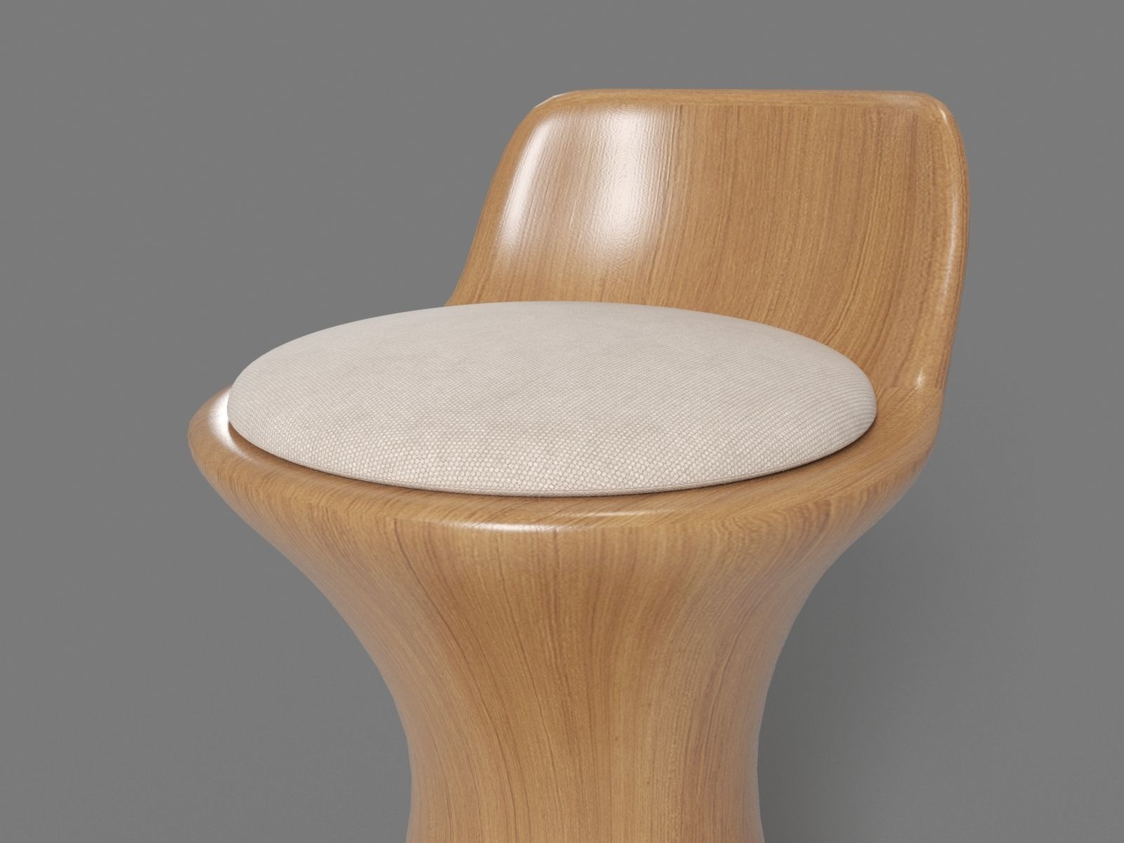 Bar Stool 3D model_2