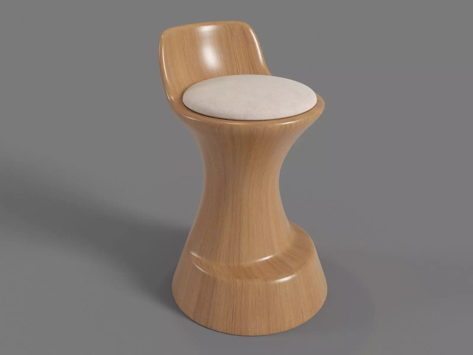 Bar Stool 3D model_0