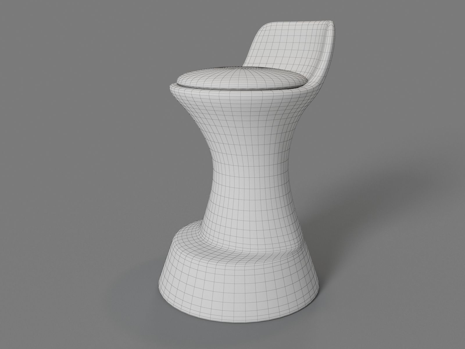 Bar Stool 3D model_14