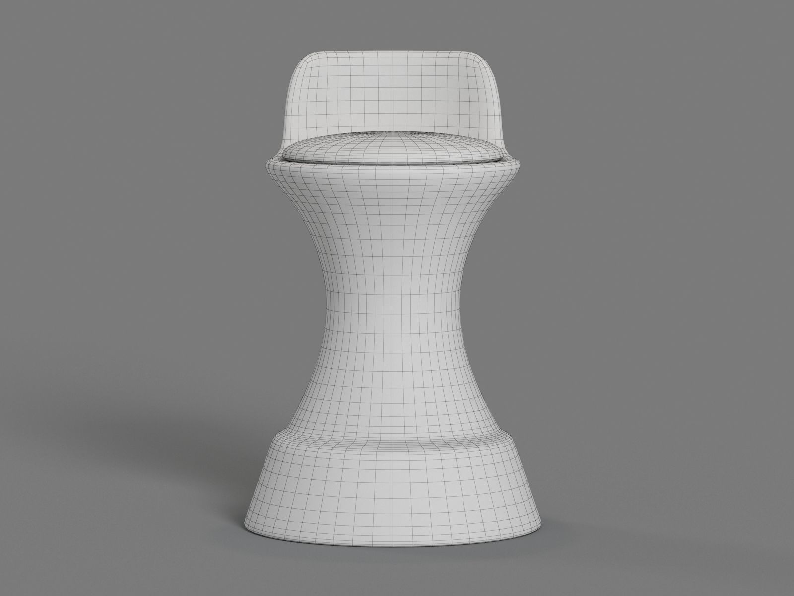 Bar Stool 3D model_16