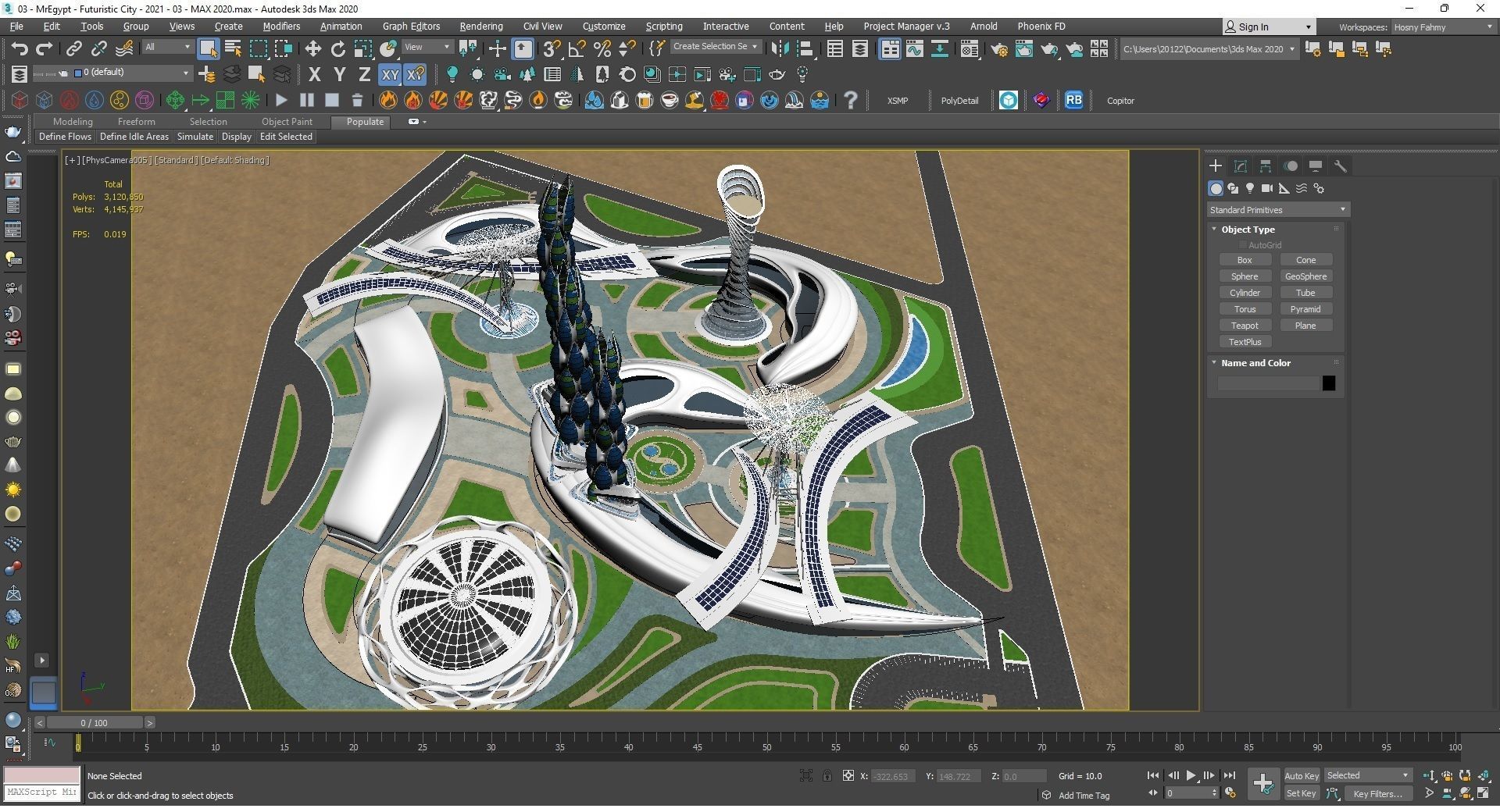 0015 - Futuristic City - 2021 - 03 - 2Ds Plans - 3Ds Files 3D model_19