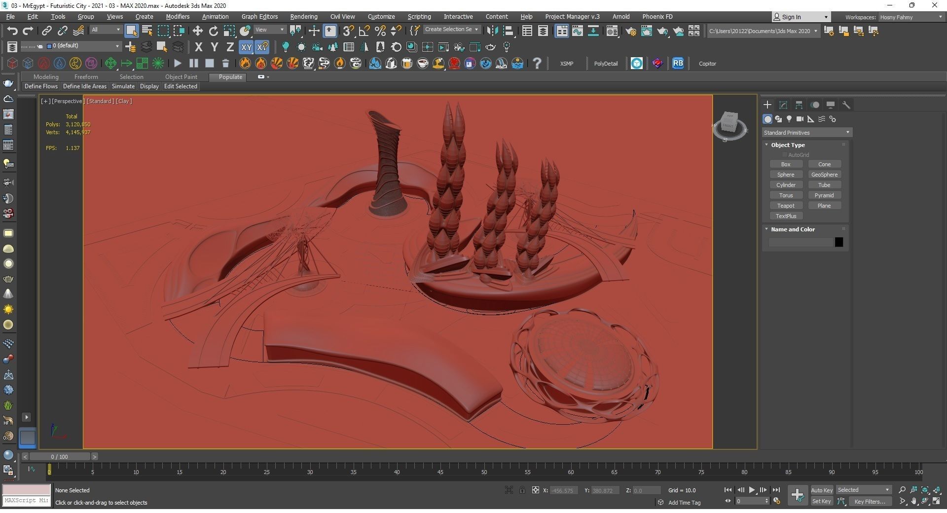 0015 - Futuristic City - 2021 - 03 - 2Ds Plans - 3Ds Files 3D model_25